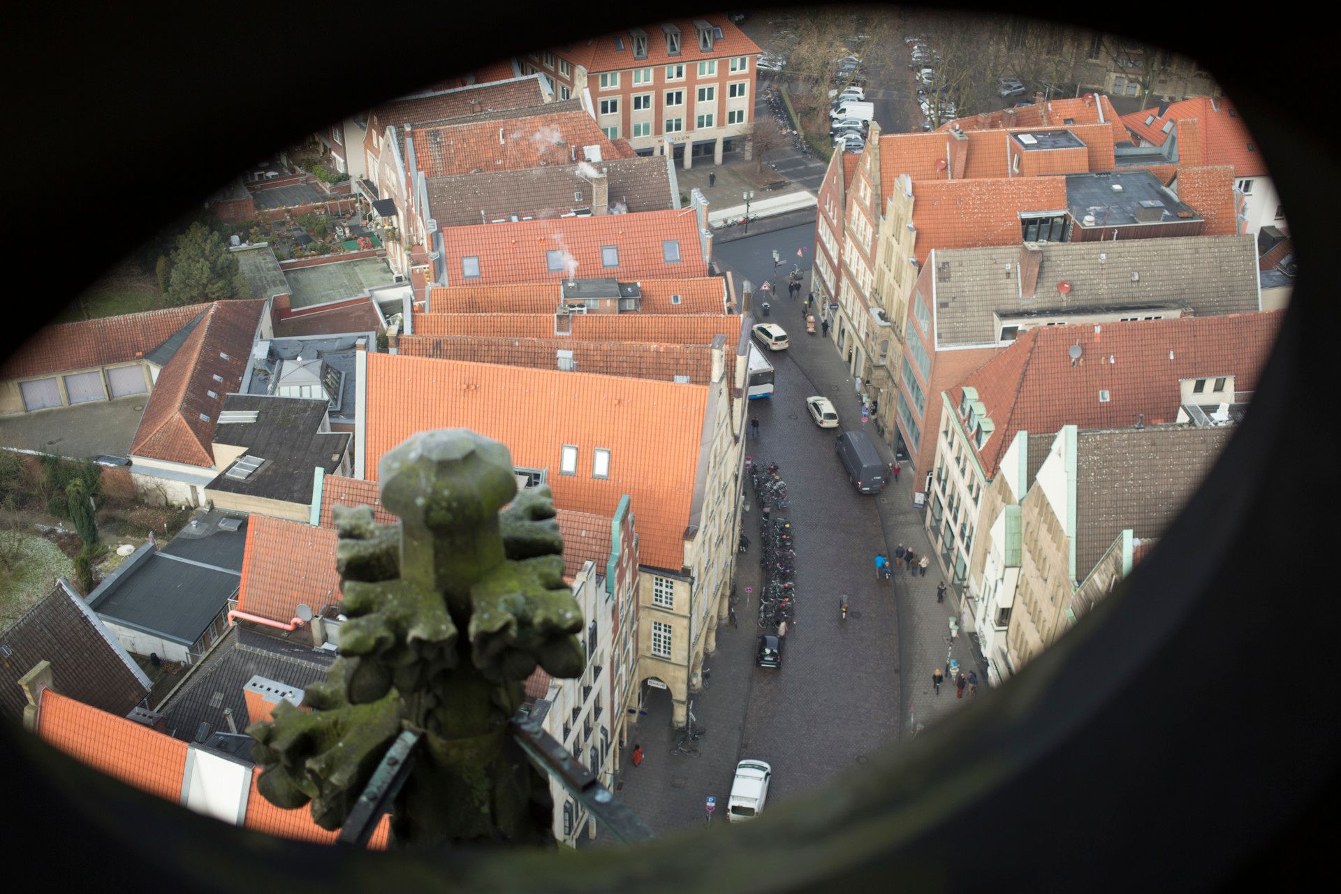 Blick von St. Lamberti Turm auf Münster