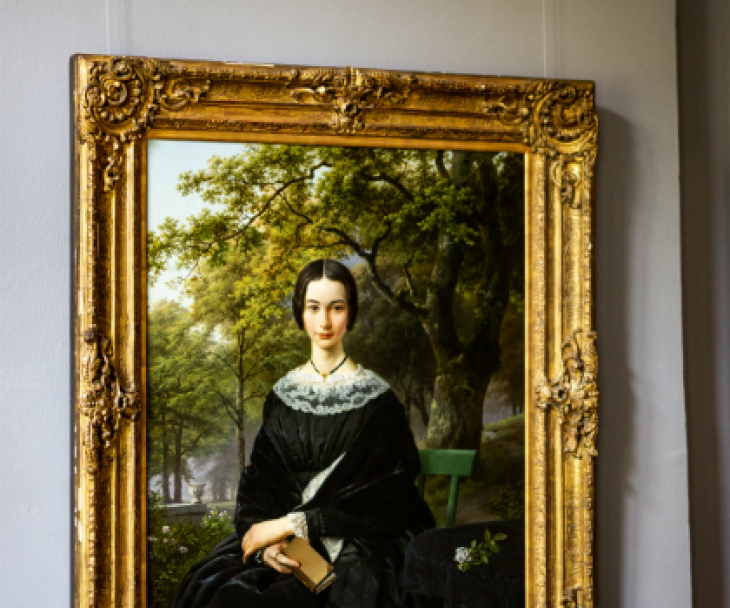 B.C. Koekkoek: Bildnis einer jungen Dame (1846), zu sehen im B.C. Koekkoek-Haus, © Tourismus NRW e.V.