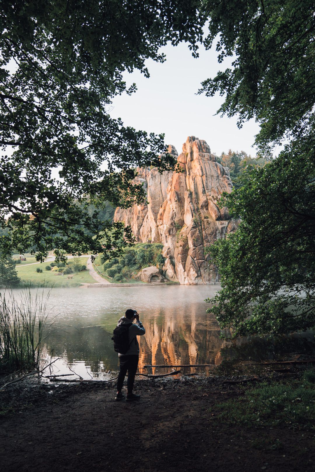 Externsteine bei Sonnenaufgang, Teutoburger Wald