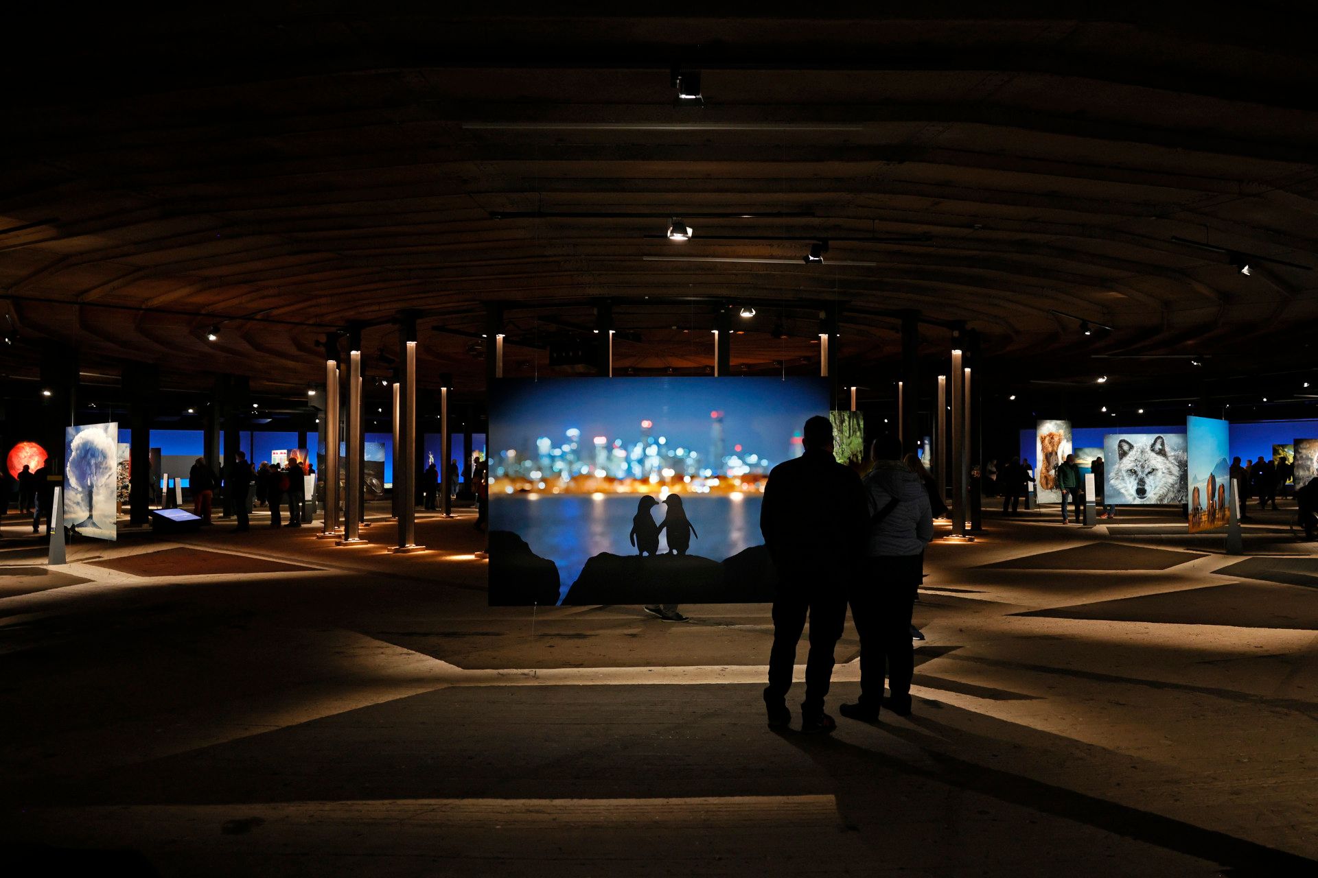 Gasometer Oberhausen, Dirk Böttger, Ausstellungsraum im Gasometer Oberhausen