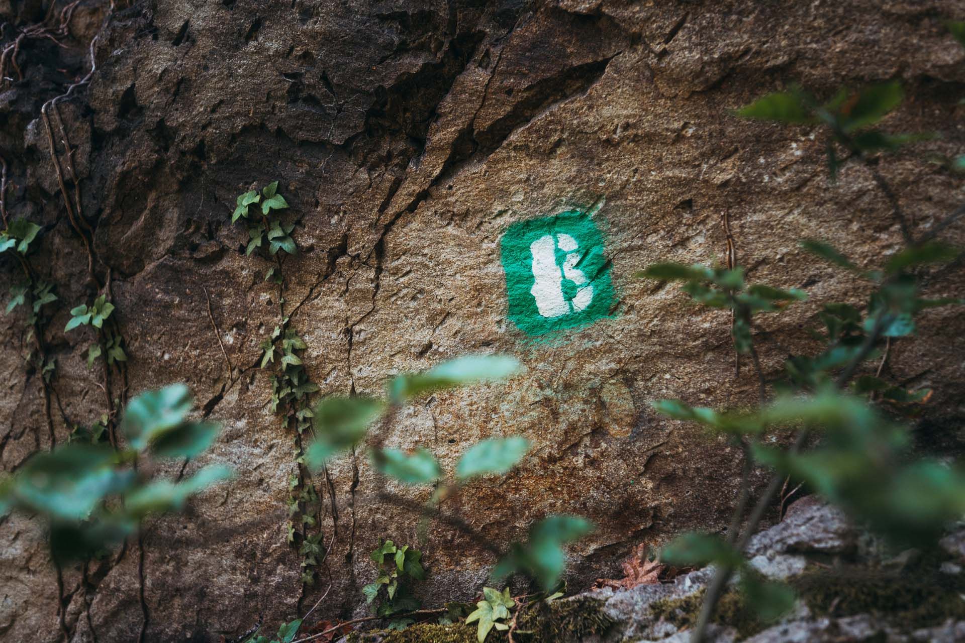 Markierungszeichen Beethovenwanderweg